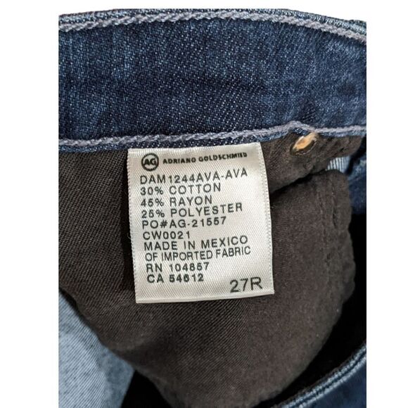 AG Adriano Goldschmied the Premiere Skinny Straight Women's Jeans Size 27R - Picture 5 of 5